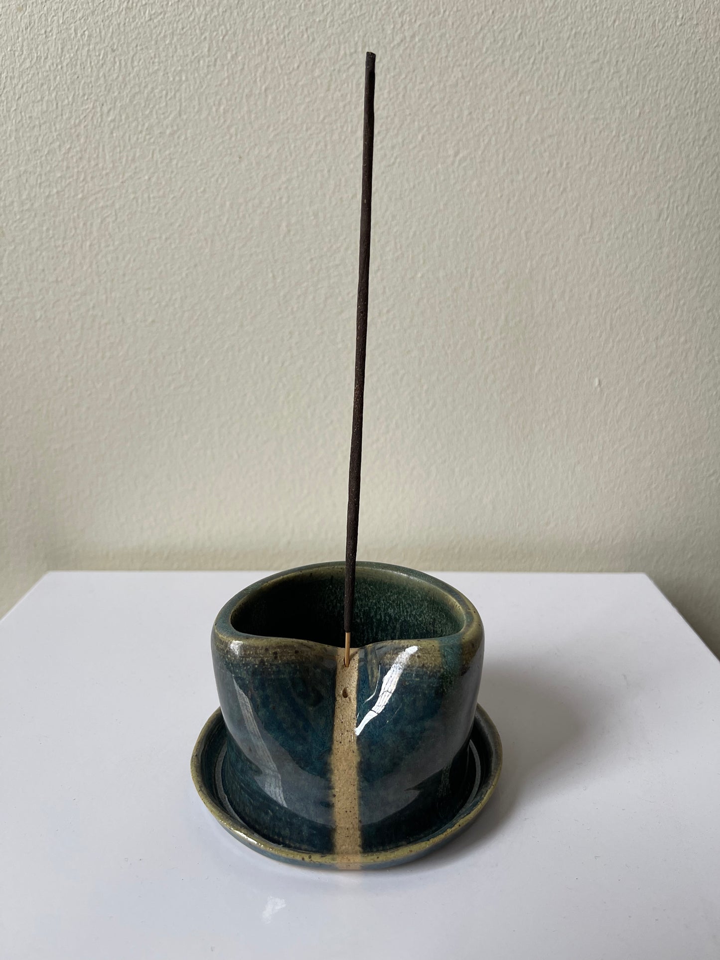Greenish Blue Incense Holder
