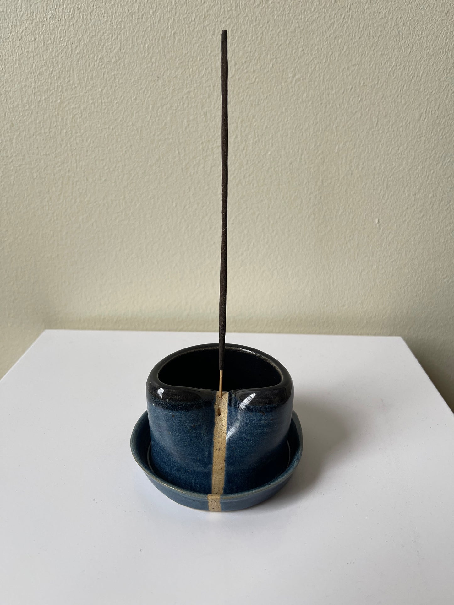Blue & Black Incense Holder