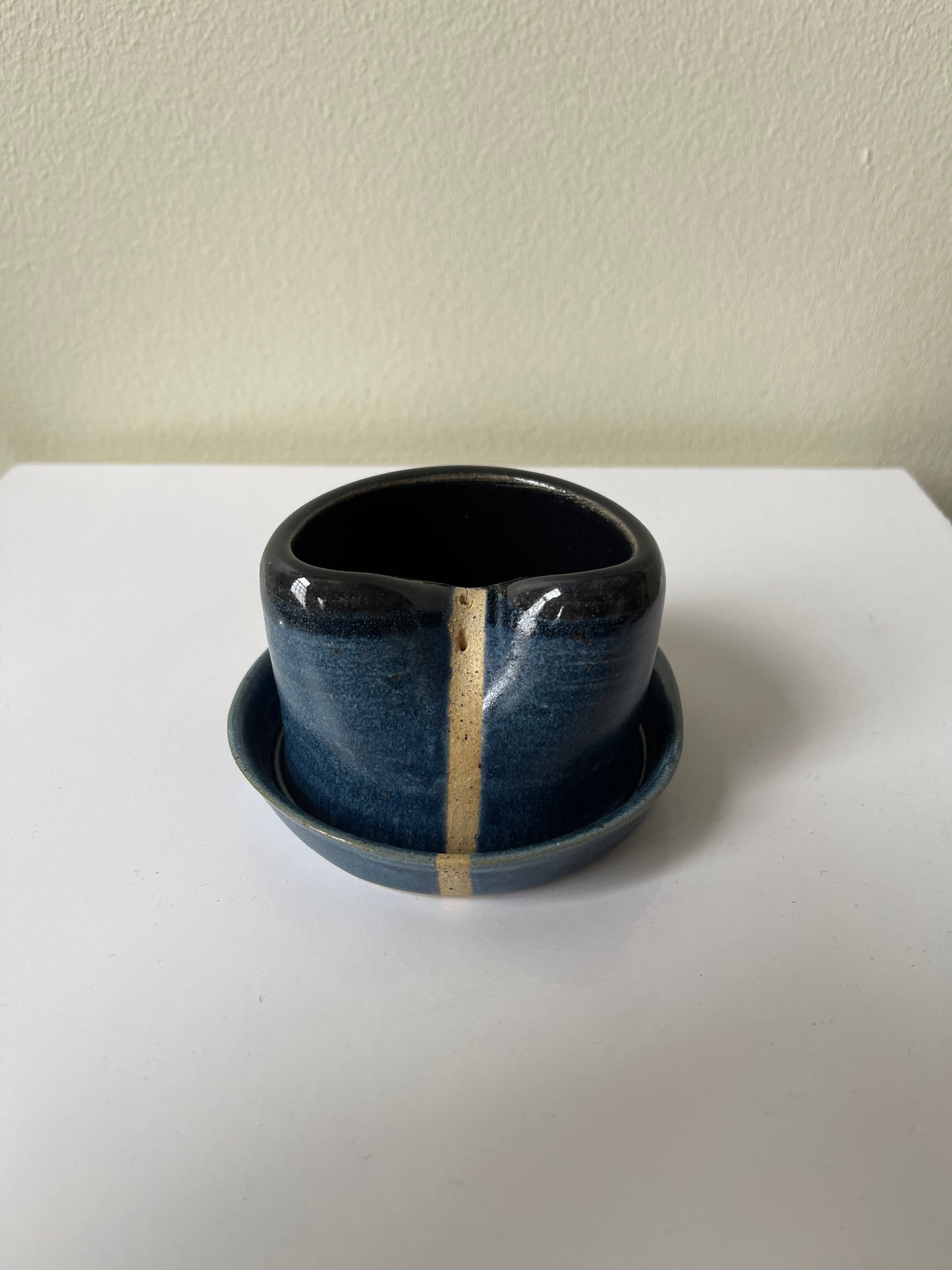 Blue & Black Incense Holder